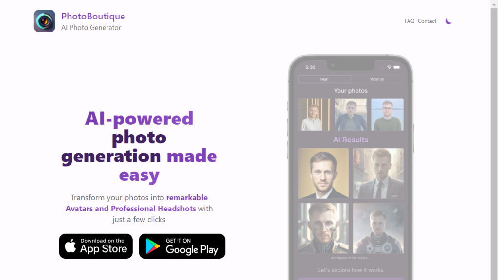 PhotoBoutique - AI Technology Solution