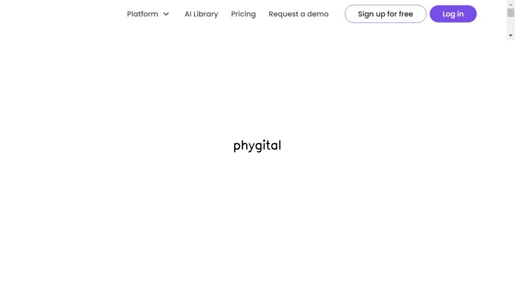 Phygital - AI Technology Solution