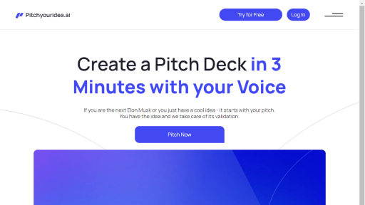 Pitchyouridea - AI Technology Solution