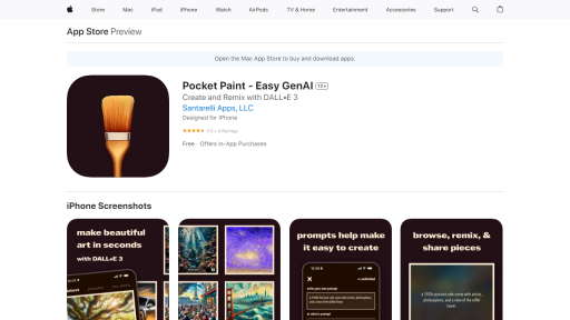 Pocket Paint - AI Technology Solution