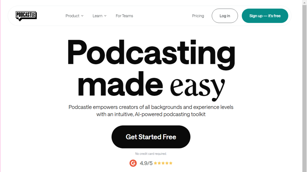 Podcastle - AI Technology Solution