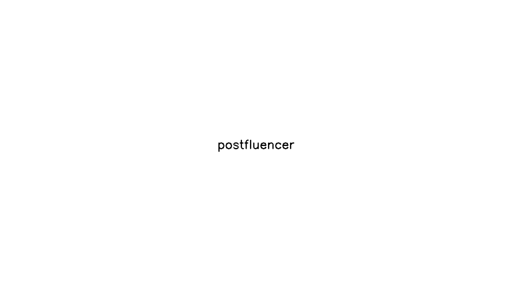 Postfluencer - AI Technology Solution