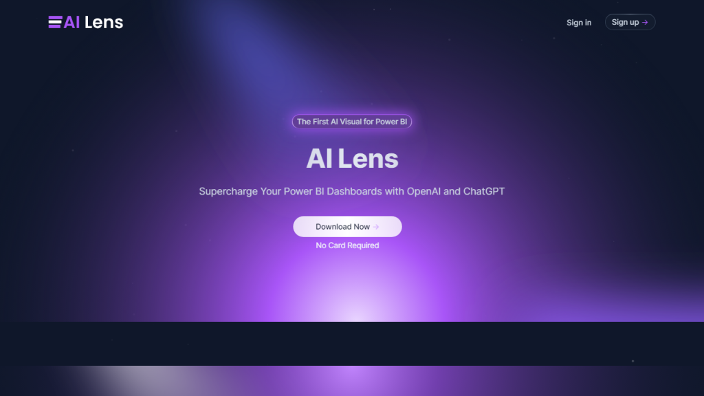 PowerBI AI Lens - AI Technology Solution