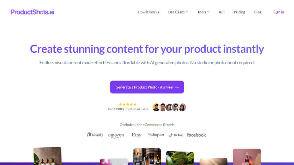ProductShots - AI Technology Solution