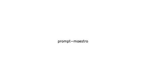 Prompt Maestro - AI Technology Solution