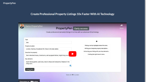 PropertyPen - AI Technology Solution