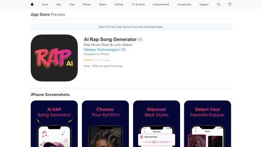 Rap Song Generator - AI Technology Solution