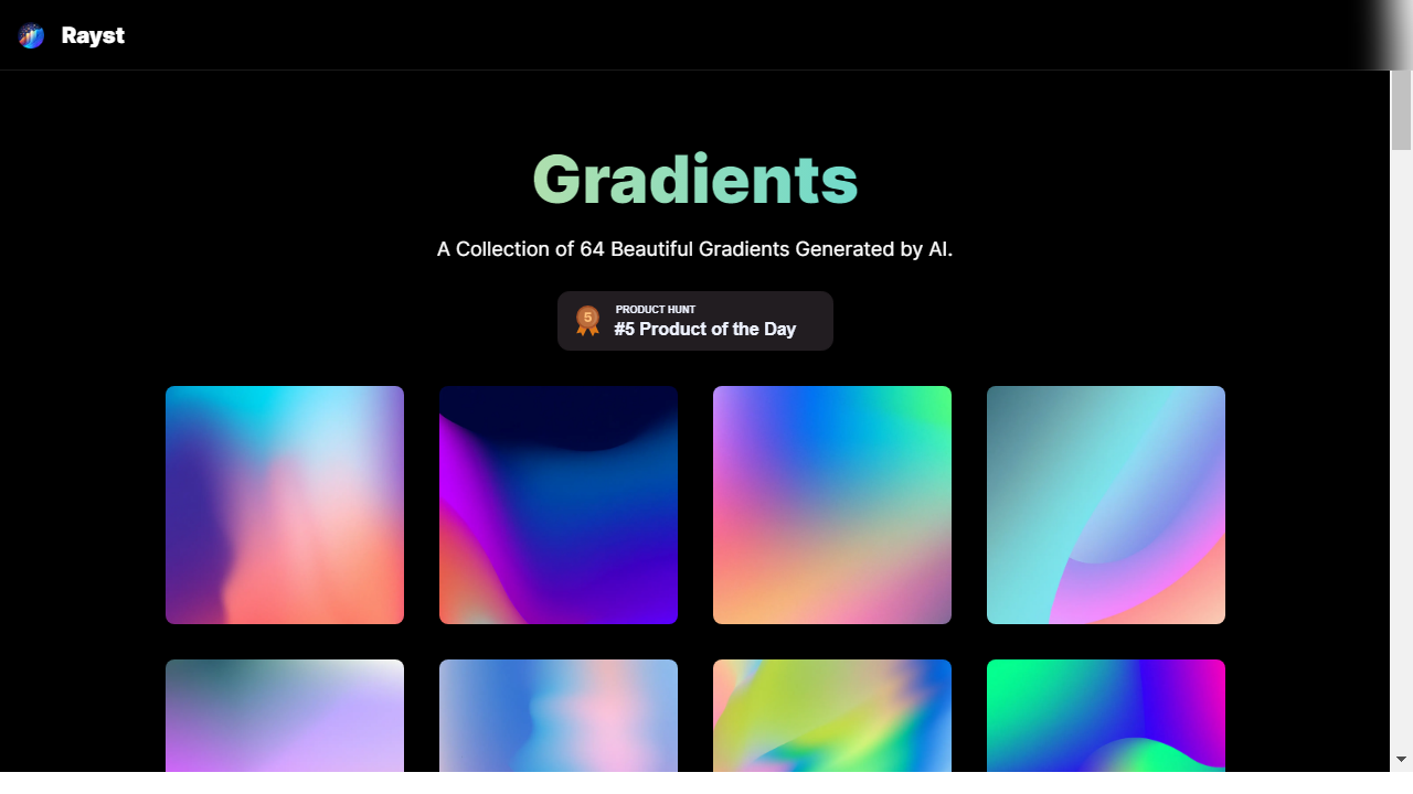 Rayst Gradients And Other Alternative AI Tools for Design