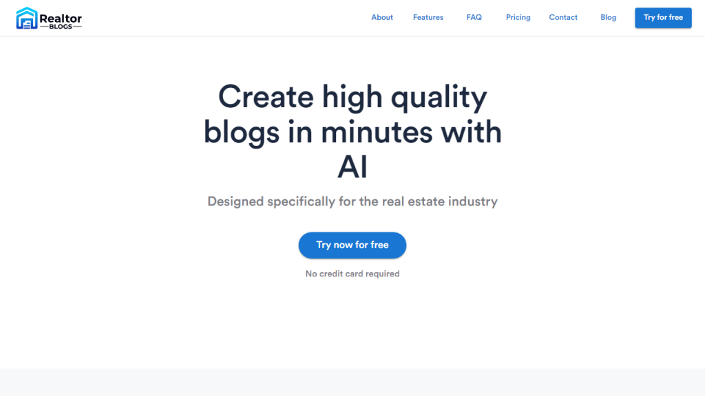 Realtor Blogs - AI Technology Solution