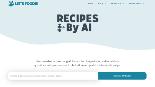 Recipes By AI - AI Technology Solution