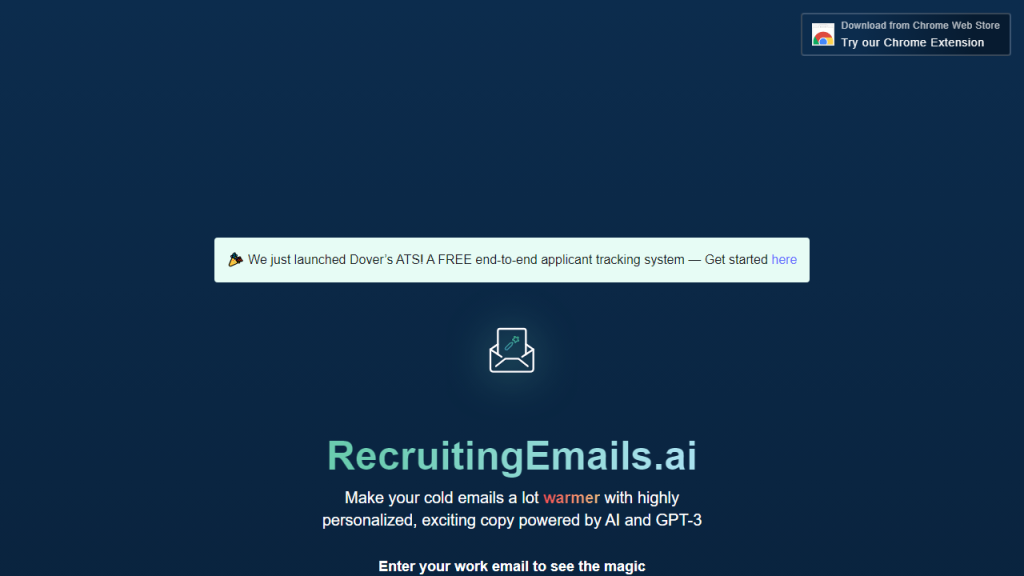 Recruiting Emails AI by Dover - AI Technology Solution