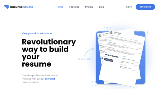 Resume Studio - AI Technology Solution