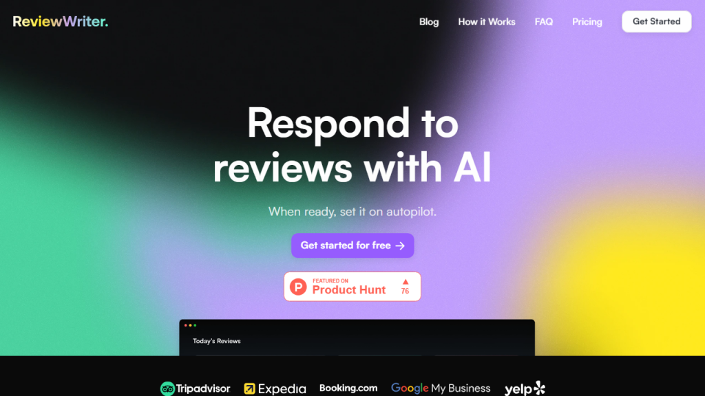 Review Writer - AI Technology Solution