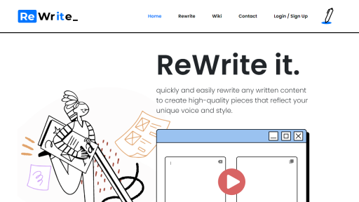Rewriteit - AI Technology Solution