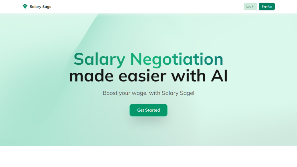 Salary Sage - AI Technology Solution