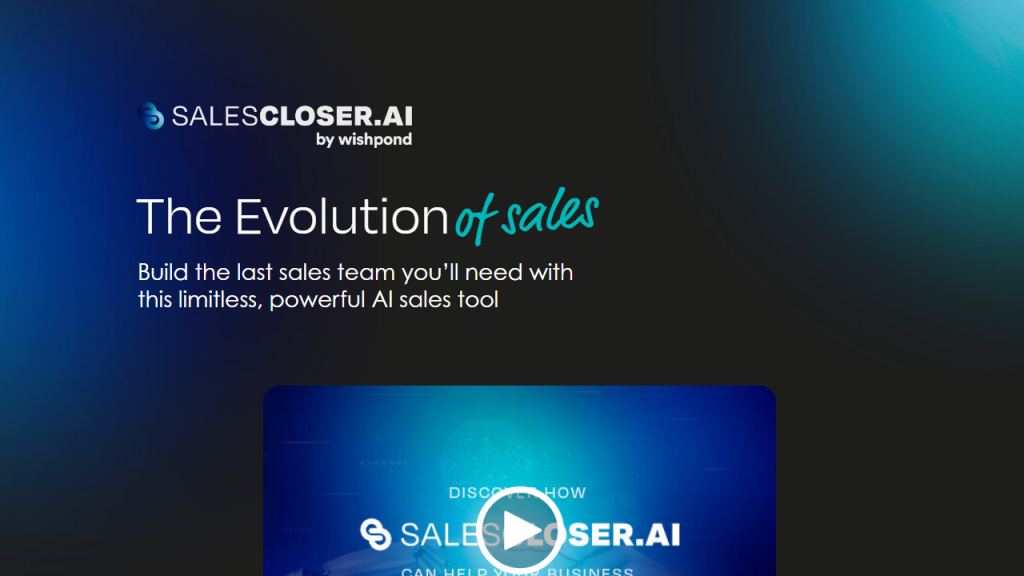 SalesCloser - AI Technology Solution