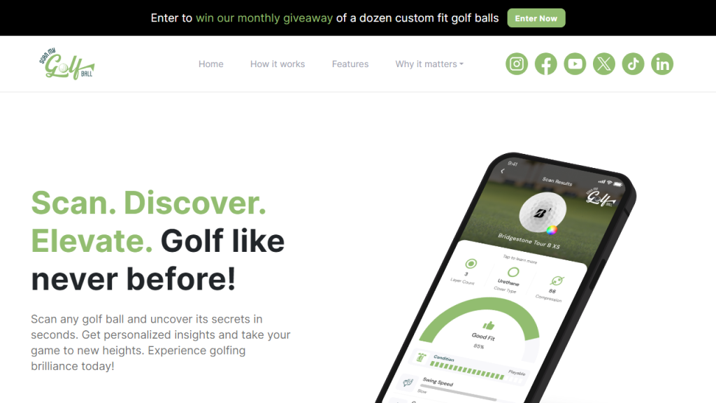 ScanMyGolfBall - AI Technology Solution