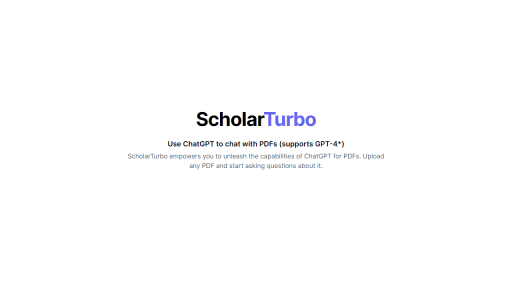 ScholarTurbo - AI Technology Solution