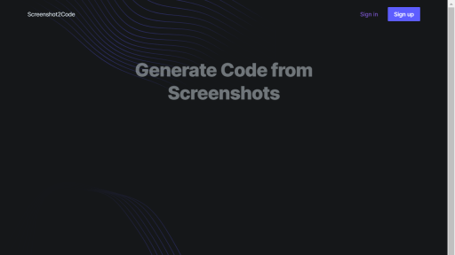 Screenshot2Code - AI Technology Solution