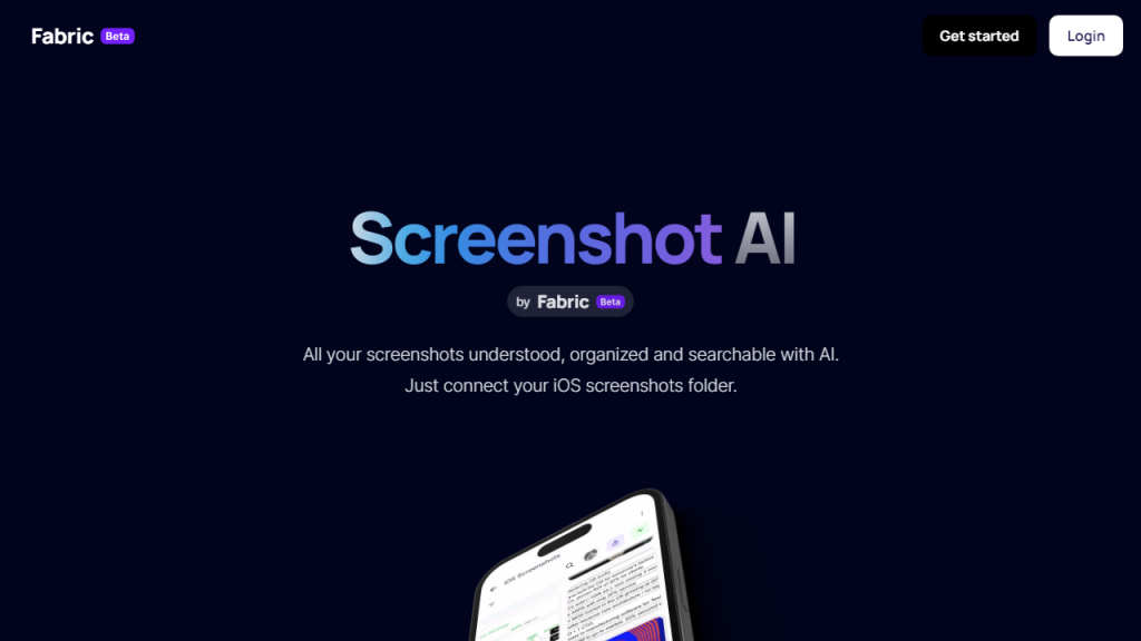ScreenshotAI by Fabric - AI Technology Solution