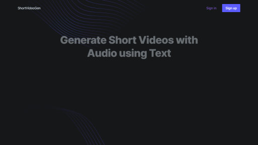 ShortGen Video - AI Technology Solution