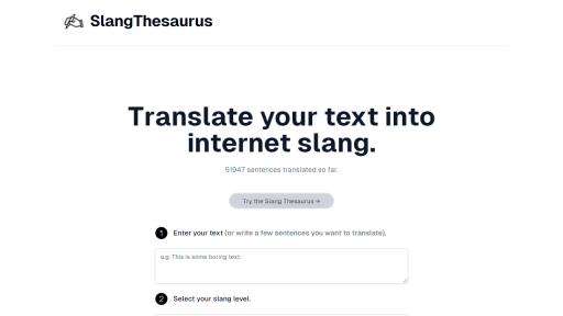 Slang Translator - AI Technology Solution