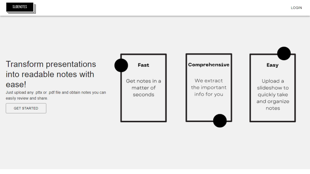 SlideNotes - AI Technology Solution