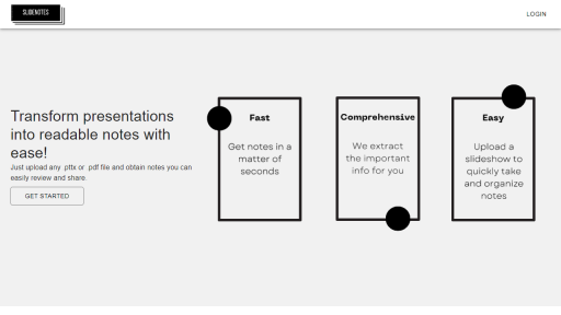 SlideNotes - AI Technology Solution