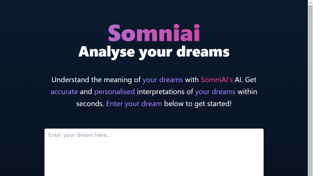 SomniAI - AI Technology Solution