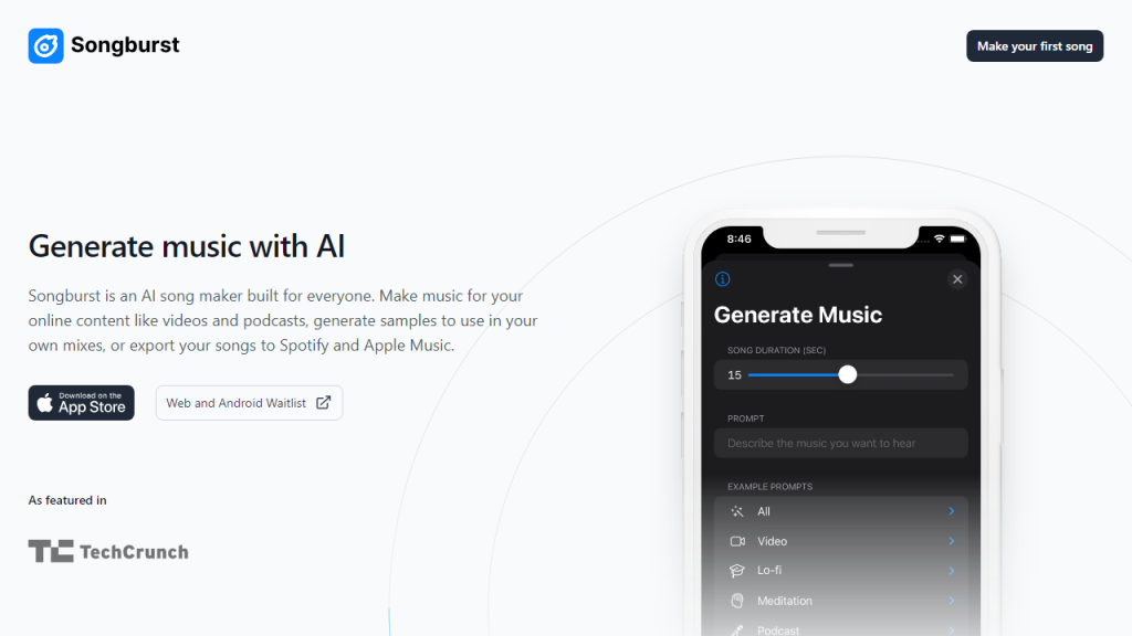 Songburst - AI Technology Solution