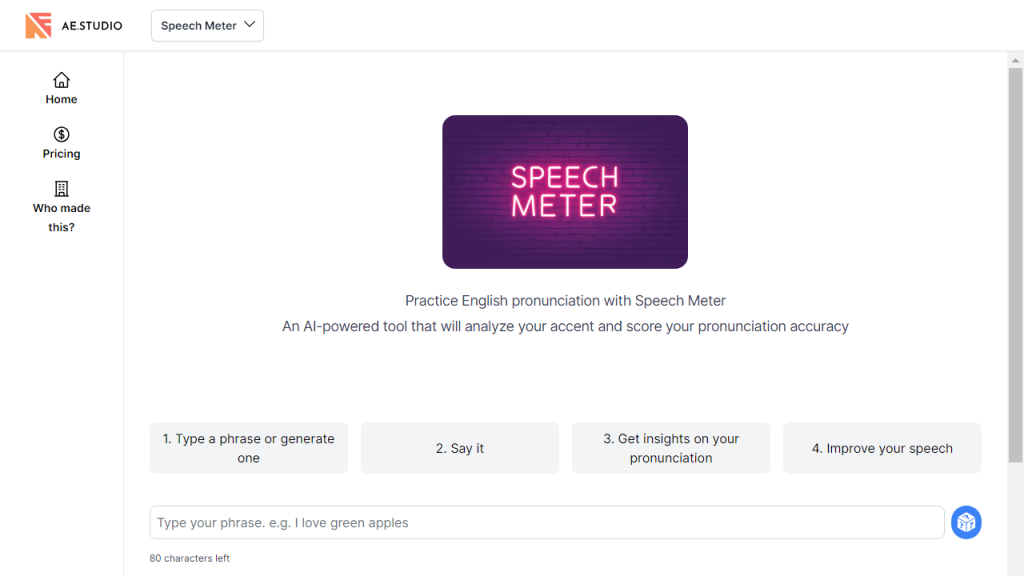 Speech Meter - AI Technology Solution