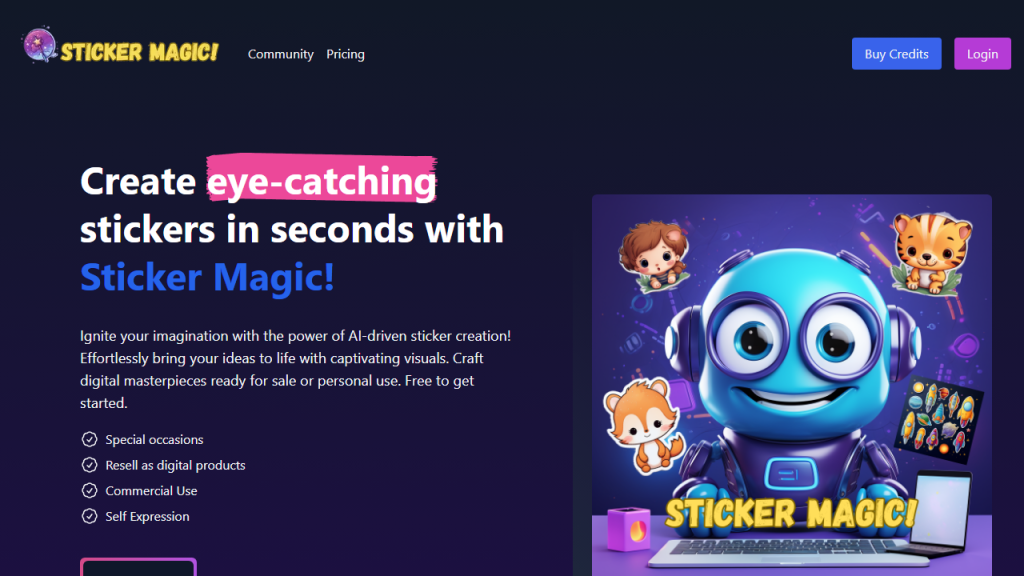 Sticker Magic - AI Technology Solution