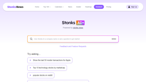 Stonks GPT - AI Technology Solution