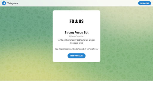 Strong Focus bot - AI Technology Solution