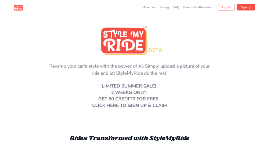 StyleMyRide - AI Technology Solution