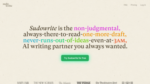 Sudowrite - AI Technology Solution