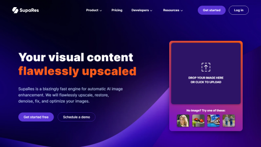 SupaRes AI Image Enhancer - AI Technology Solution