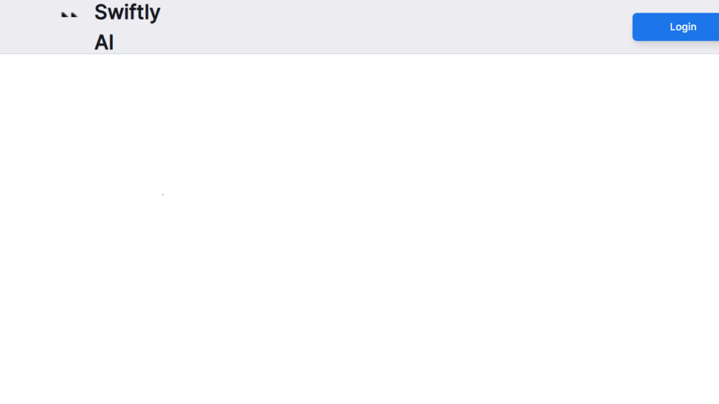 SwiftlyAI - AI Technology Solution