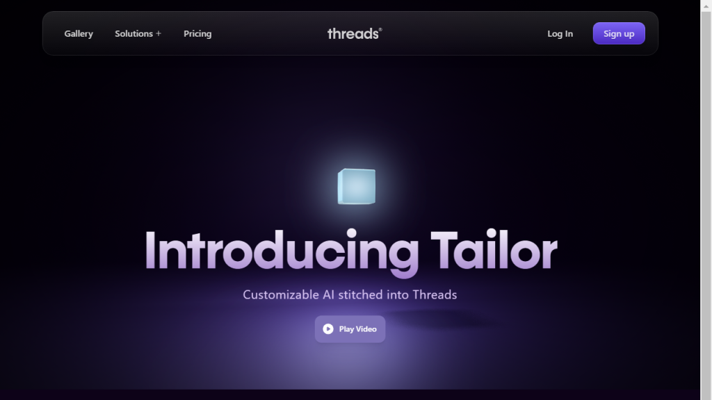 Tailor by Threads - AI Technology Solution