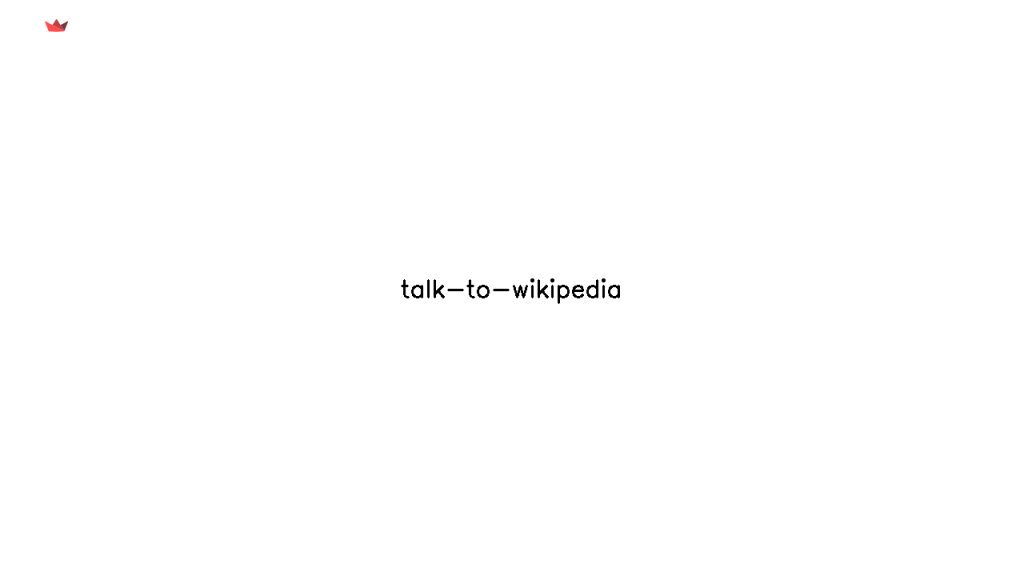 Talk to Wikipedia - AI Technology Solution