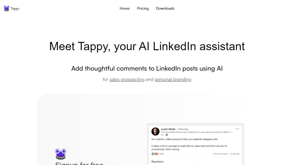 Tappy - AI Technology Solution