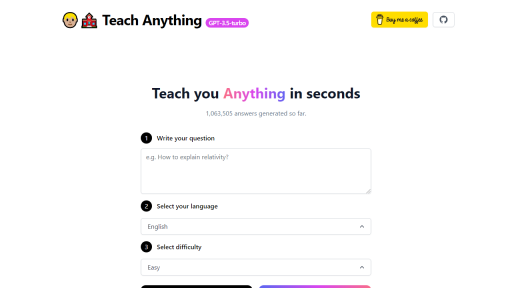 Teach Anything - AI Technology Solution