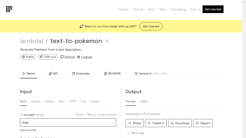 Text-to-pokemon - AI Technology Solution