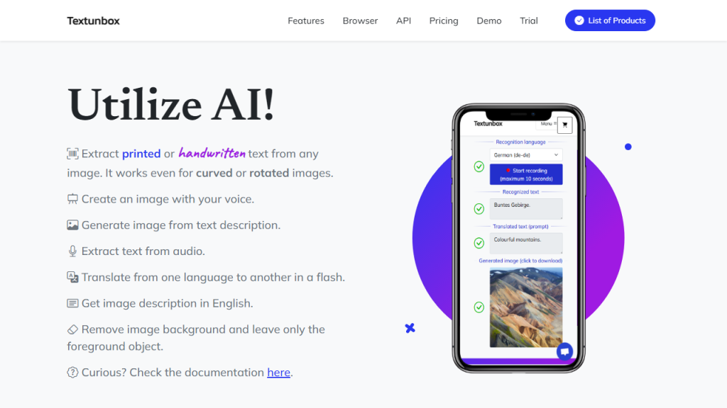 Textunbox - AI Technology Solution