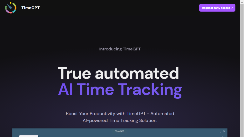 Timegpt - AI Technology Solution