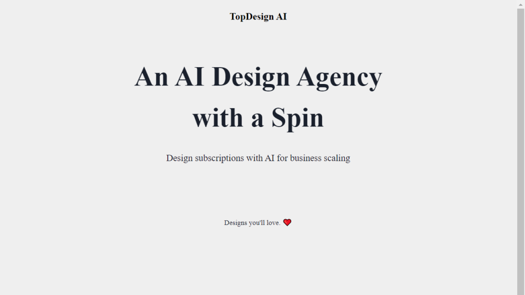 TopDesign - AI Technology Solution