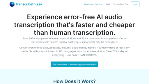 Transcribethis - AI Technology Solution