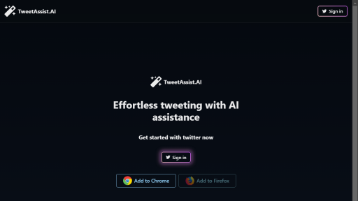 Tweet Assist App - AI Technology Solution