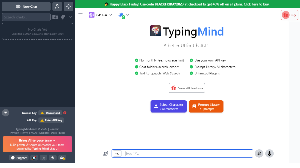 Typing Mind - AI Technology Solution