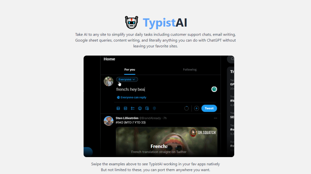 Typistai - AI Technology Solution